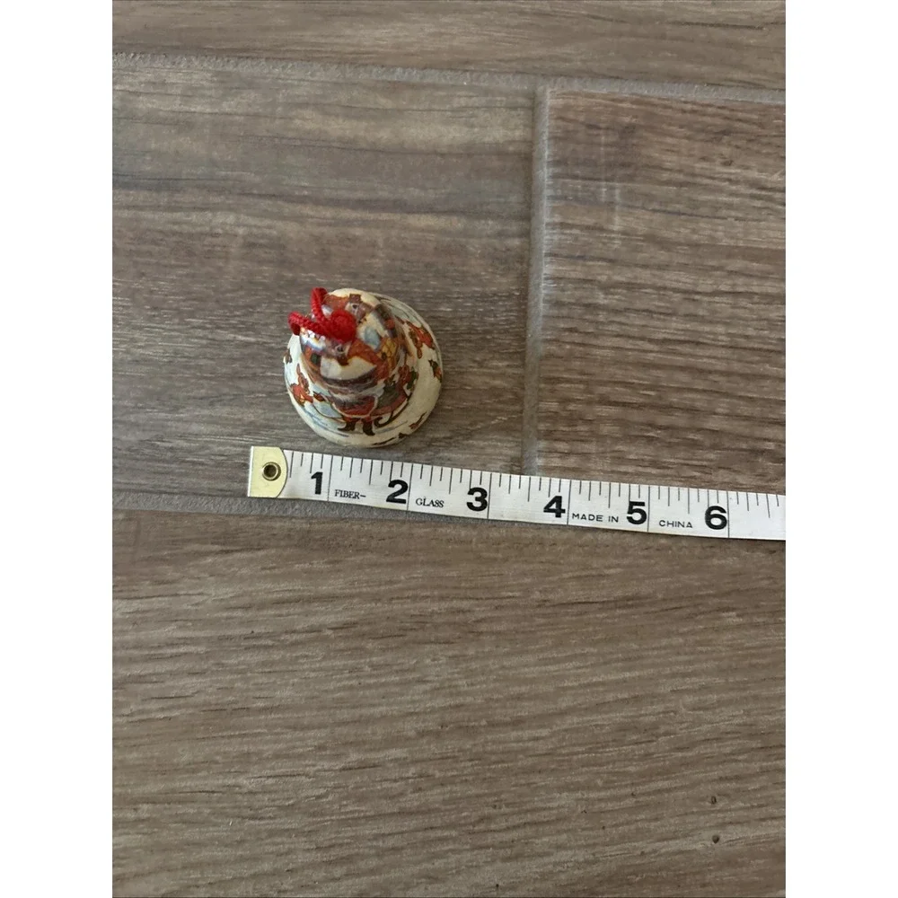 Vintage Paper‎ Mache Christmas Bell Ornament